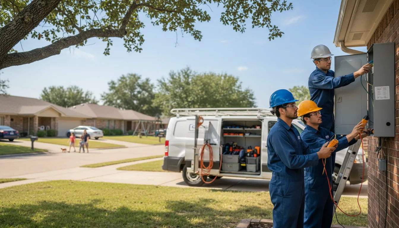 Certified electrician providing emergency electrical services in Peachtree City, GA